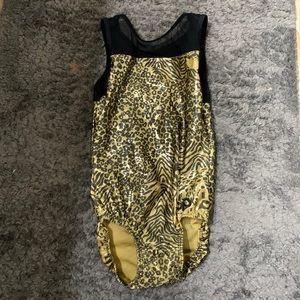 cheetah print cute mesh size CL plumpracticewear